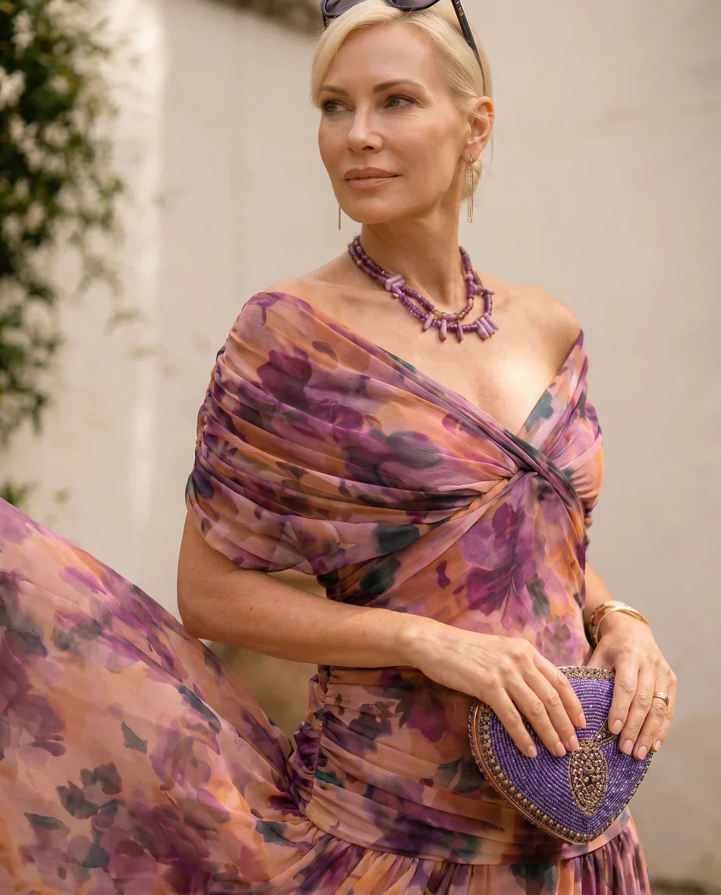 Samantha - Robe drapée élégante