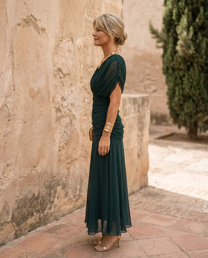 Samantha - Robe drapée élégante