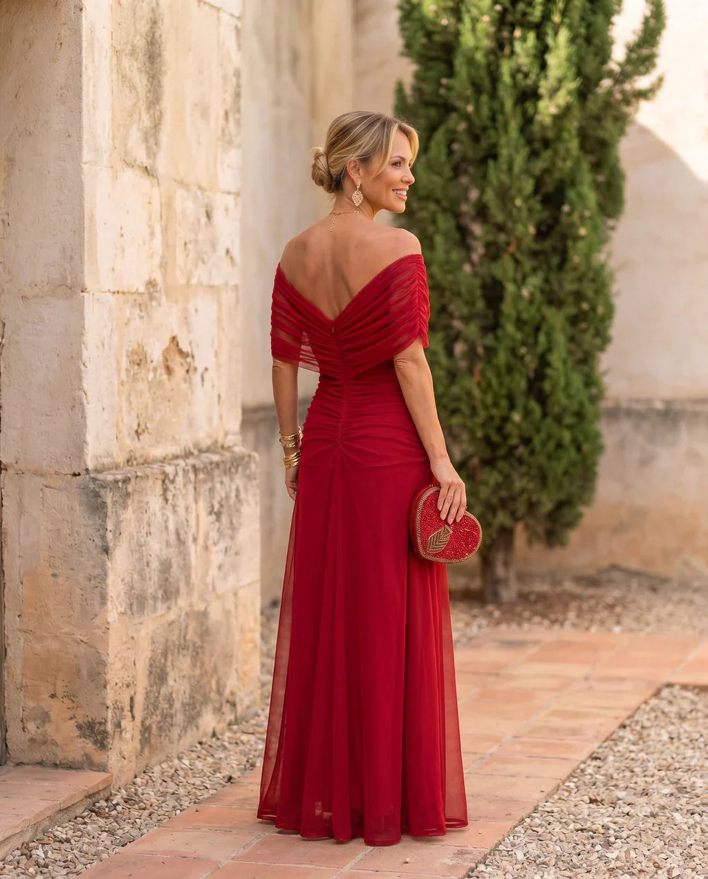 Samantha - Robe drapée élégante