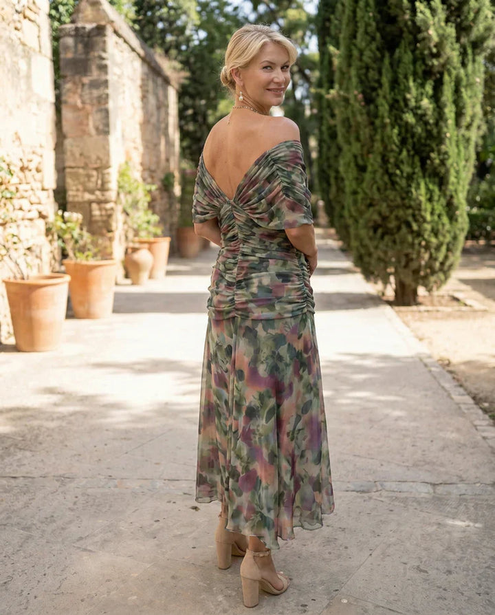 Samantha - Robe drapée élégante