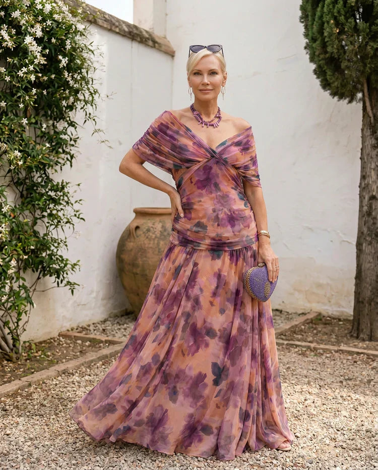 Samantha - Robe drapée élégante