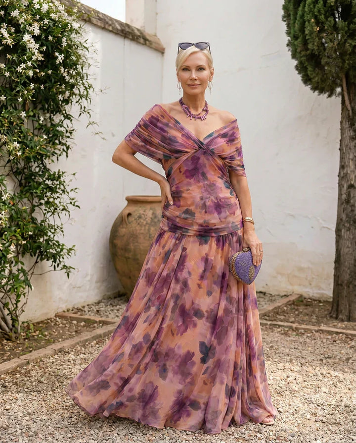 Samantha - Robe drapée élégante