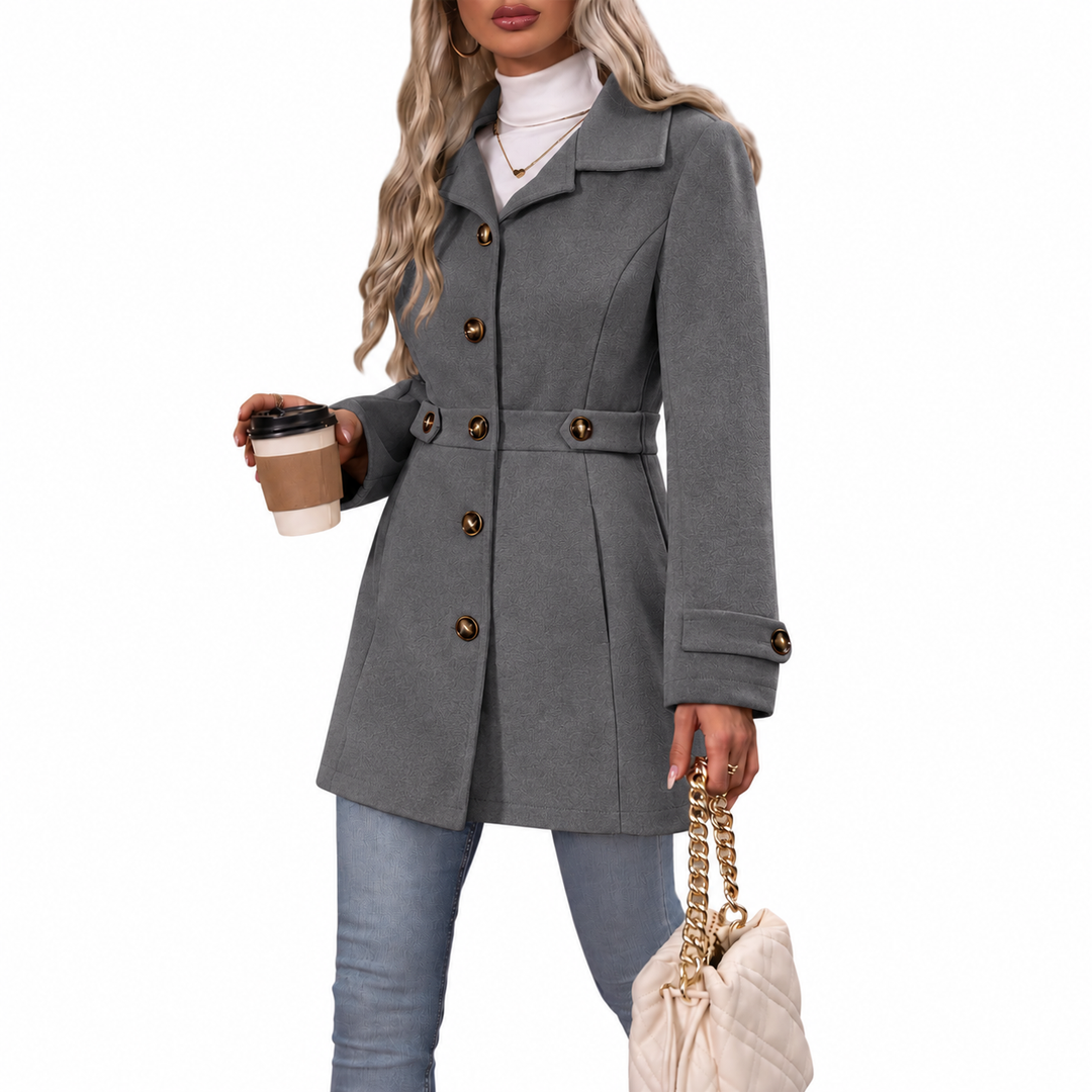 Adelma - Manteau ceinturé sur mesure