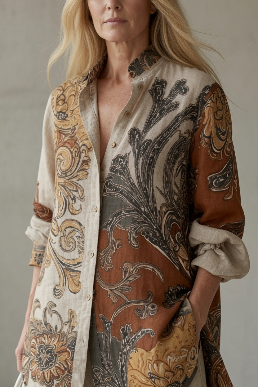 Laurienne - Ensemble chemise et pantalon respirants