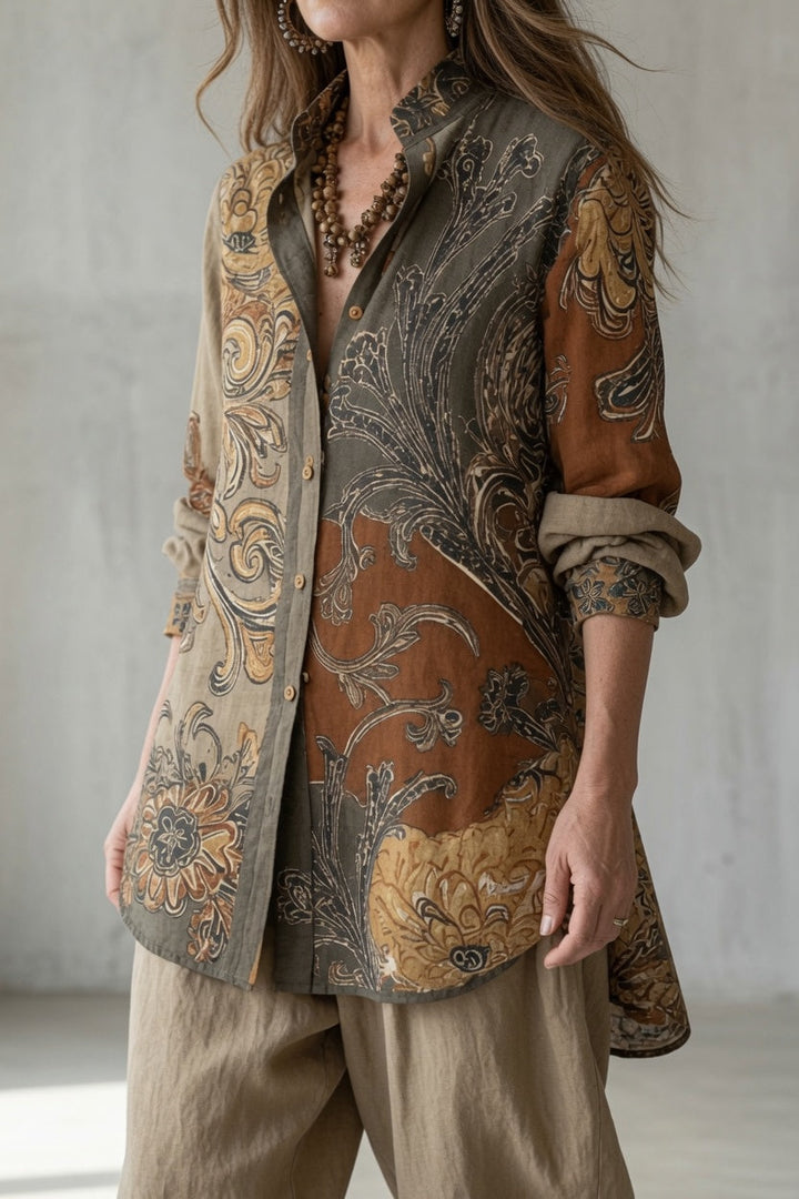 Laurienne - Ensemble chemise et pantalon respirants