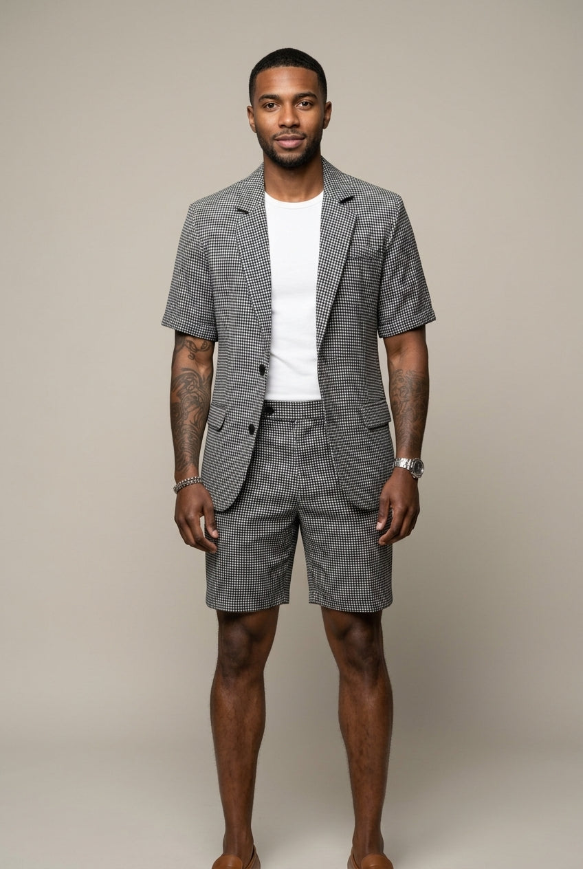 Rufus - Tailleur short à carreaux