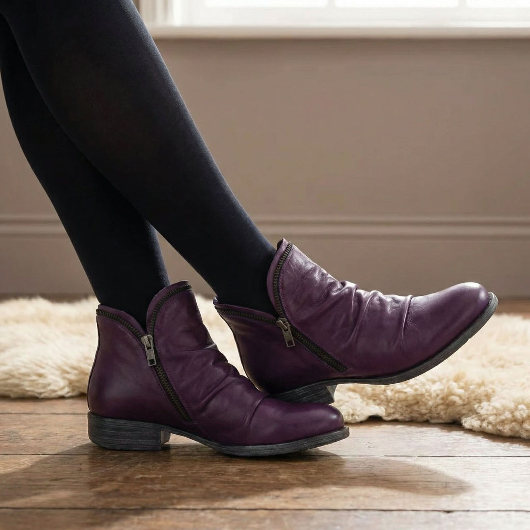 Anara - Bottines texturées