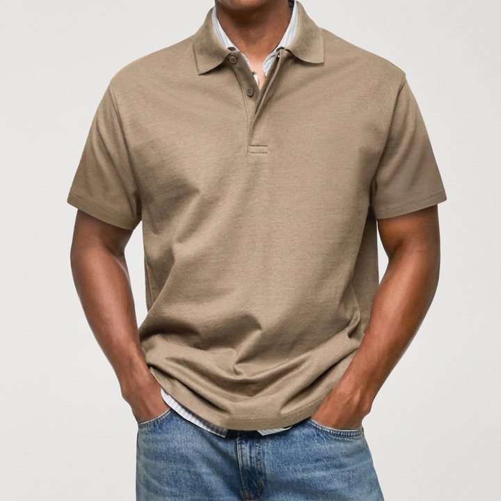 Stewart - Polo en maille texturée