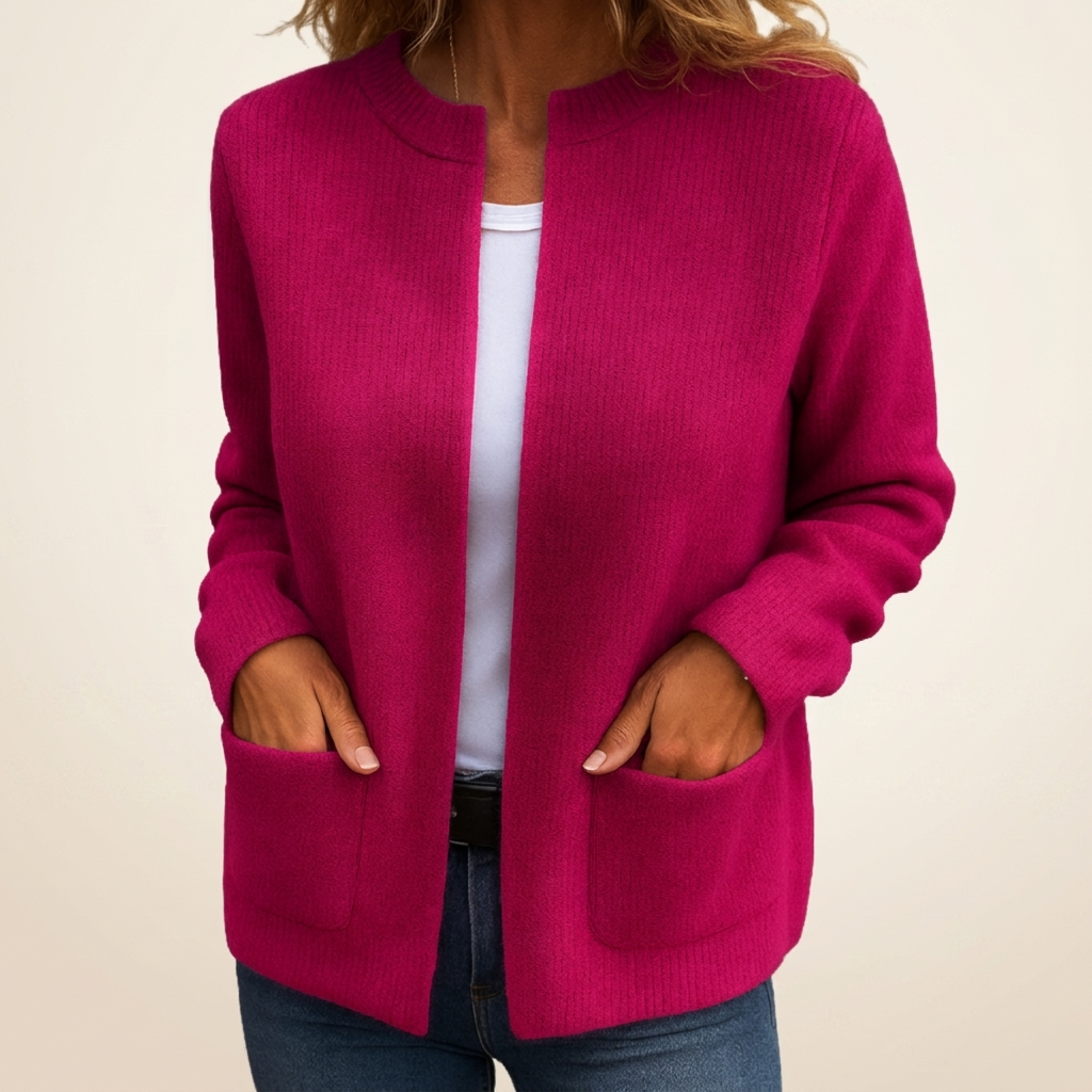 Sylverine - Cardigan en maille à poches ouvertes