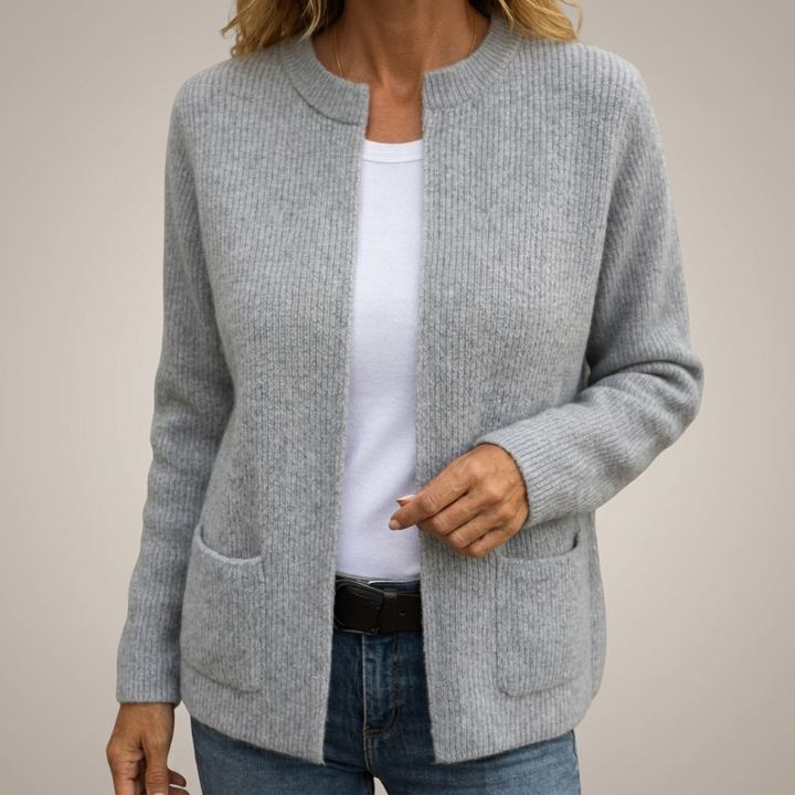 Sylverine - Cardigan en maille à poches ouvertes