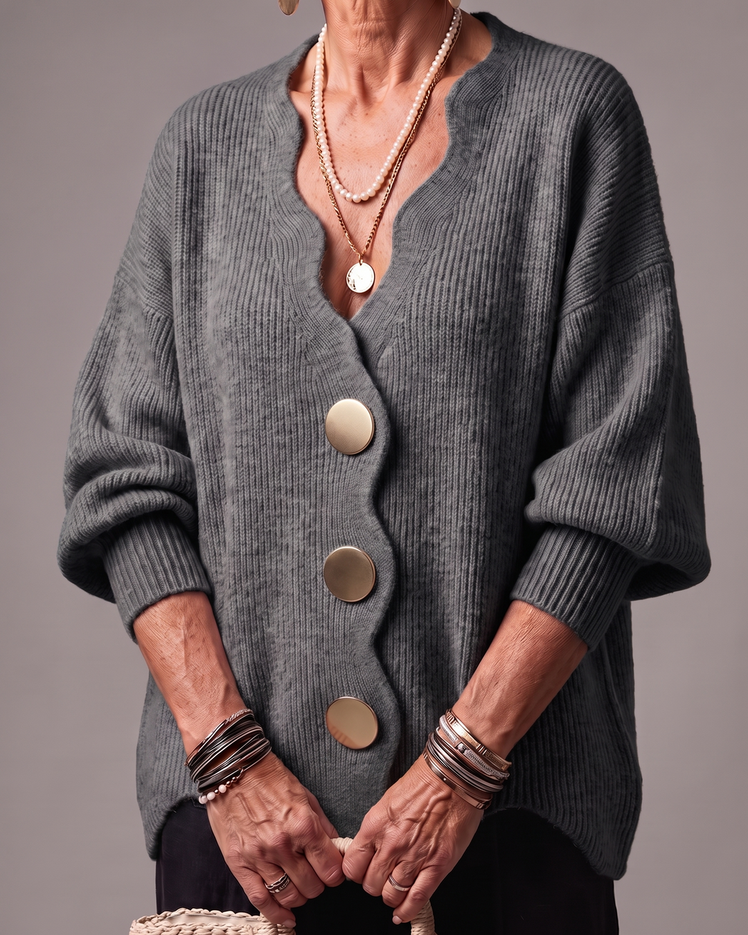 Elin - Cardigan doux au toucher