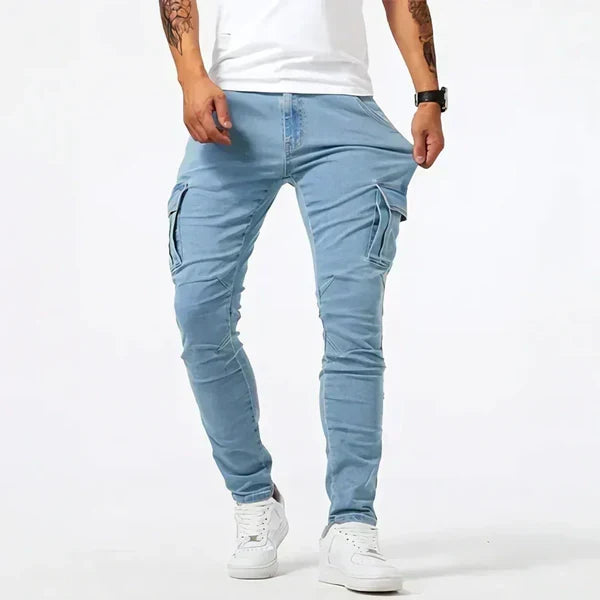 Asher - Jean cargo haut de gamme