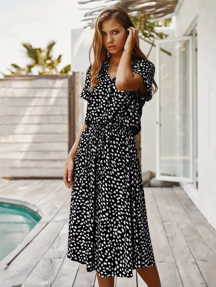 Novella - Robe midi boutonnée décontractée