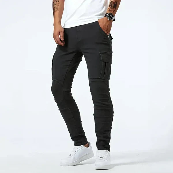 Asher - Jean cargo haut de gamme