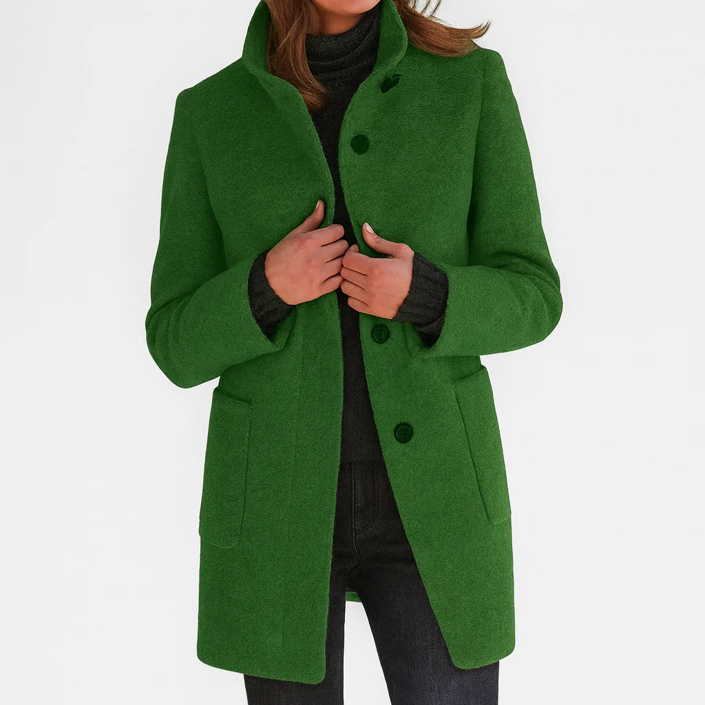 Elanique - Manteau ajusté au toucher doux