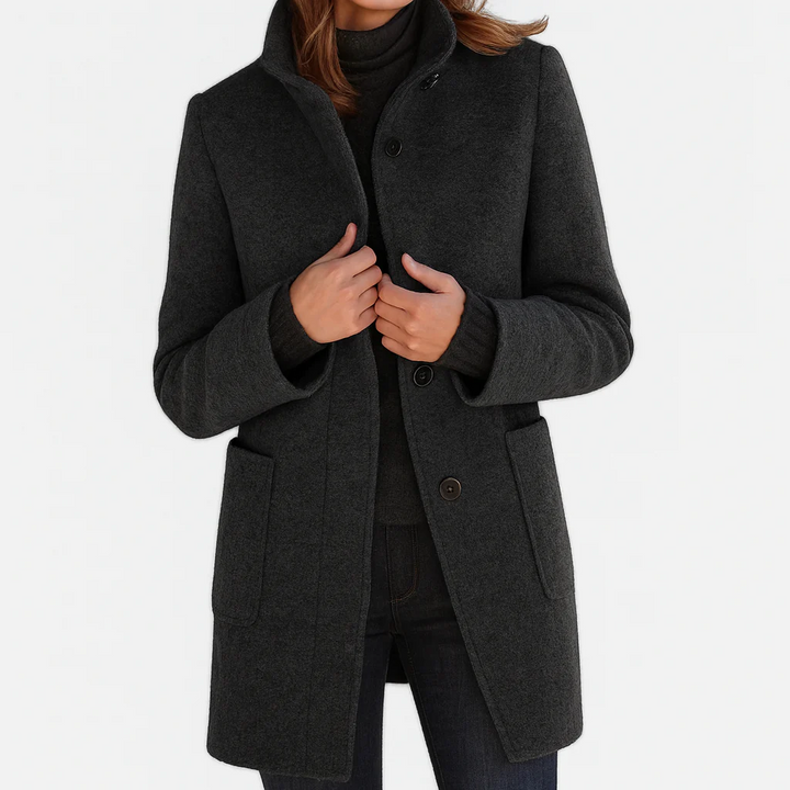 Elanique - Manteau ajusté au toucher doux