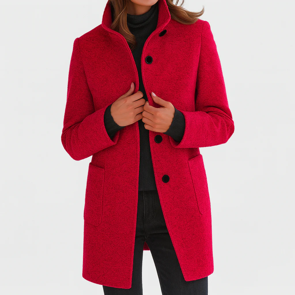 Elanique - Manteau ajusté au toucher doux