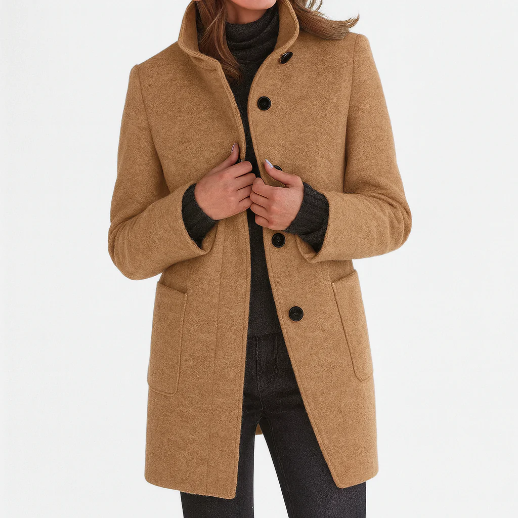 Elanique - Manteau ajusté au toucher doux