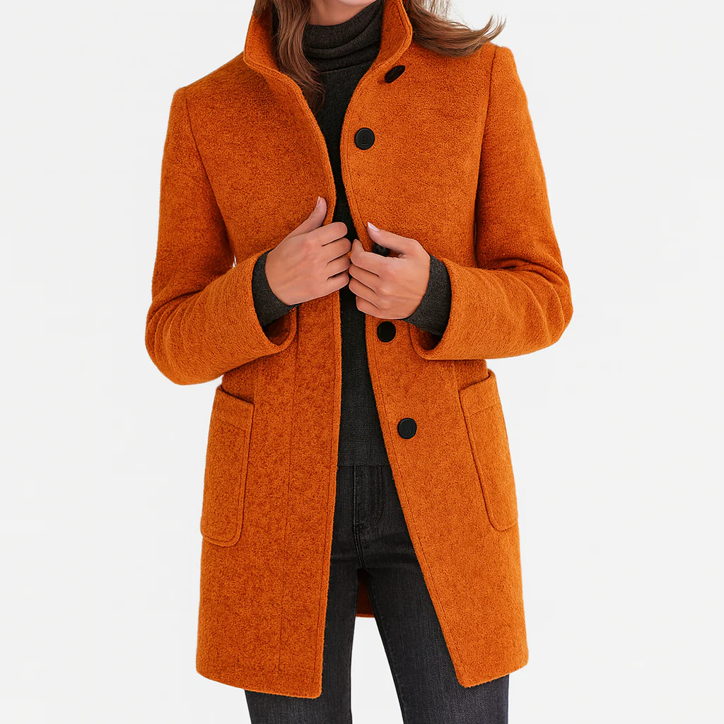 Elanique - Manteau ajusté au toucher doux