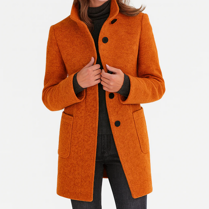 Elanique - Manteau ajusté au toucher doux