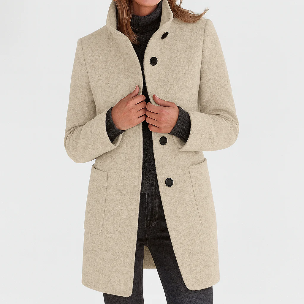 Elanique - Manteau ajusté au toucher doux