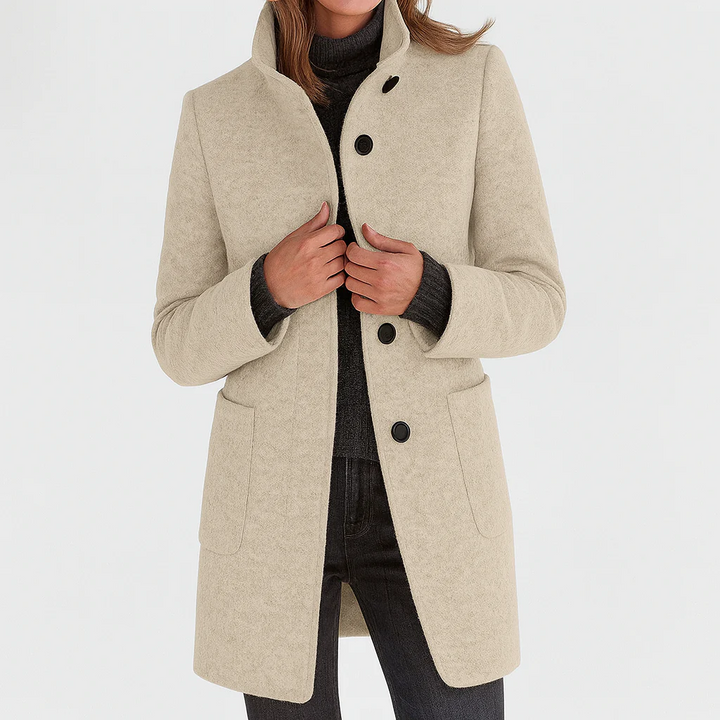 Elanique - Manteau ajusté au toucher doux