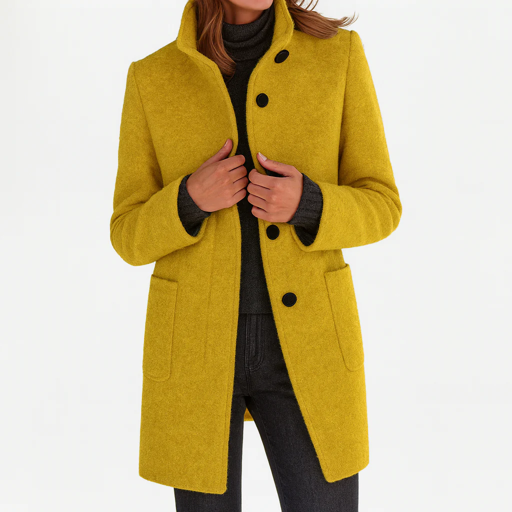 Elanique - Manteau ajusté au toucher doux