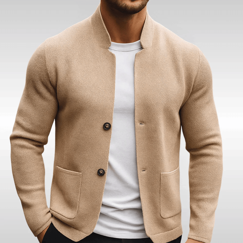 Corben - Blazer en maille texturée pour homme