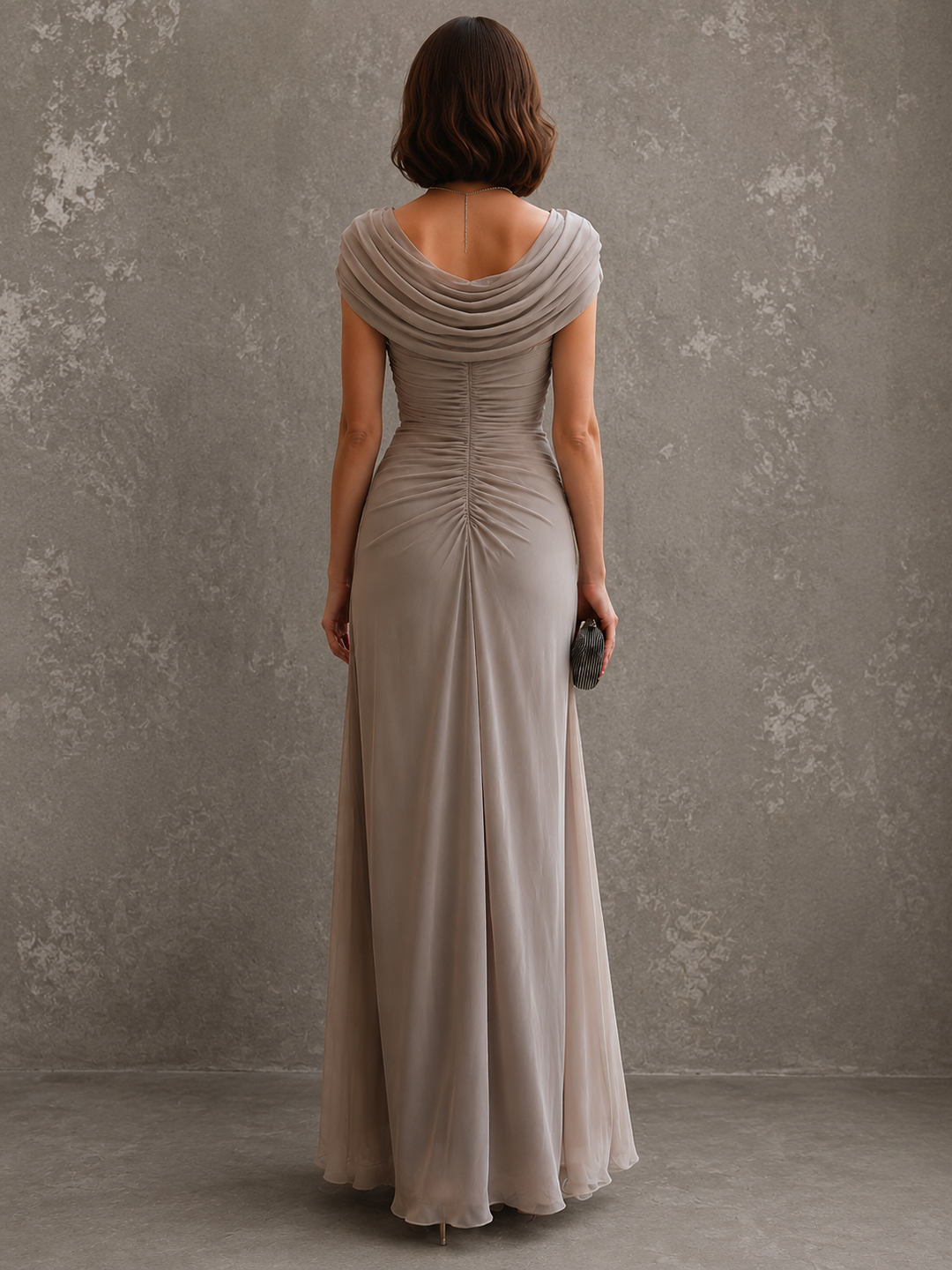 Zorabelle - Robe longue drapée