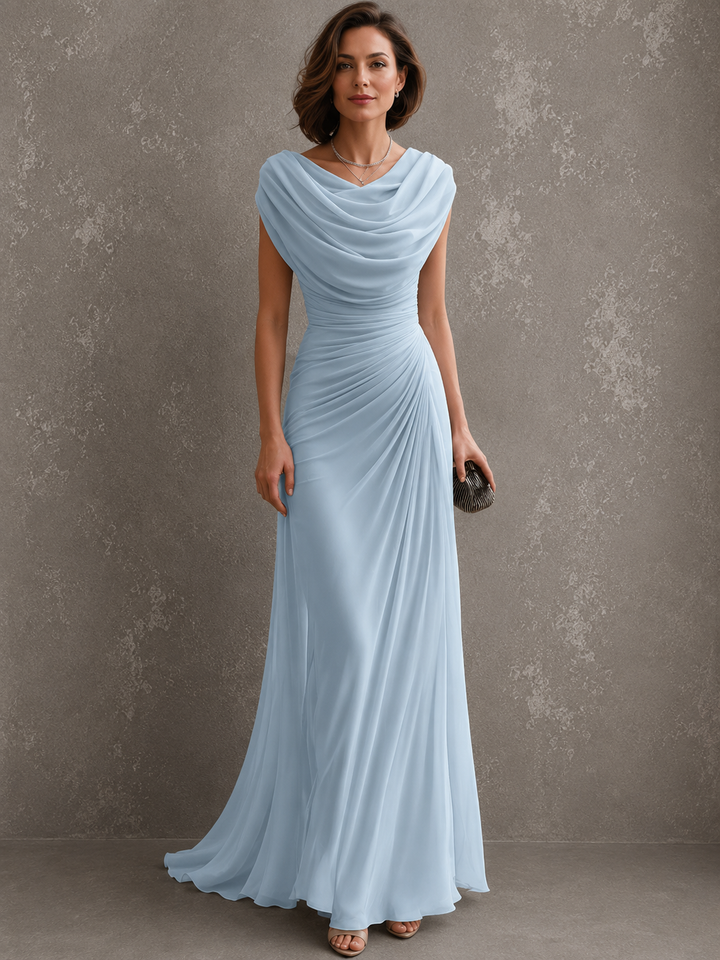 Zorabelle - Robe longue drapée