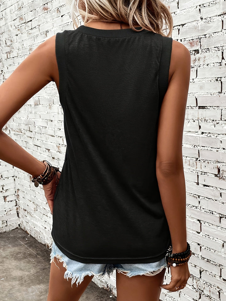 Megan - T-shirt doux au toucher à encolure cœur