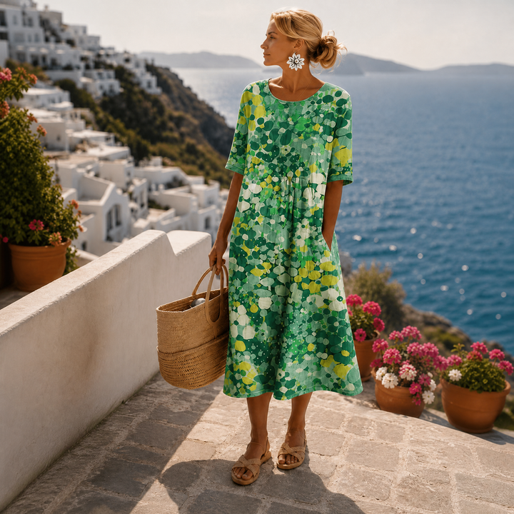 Jenna - Robe midi aérienne