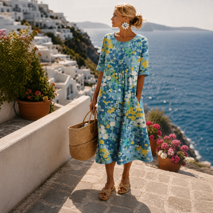 Jenna - Robe midi aérienne