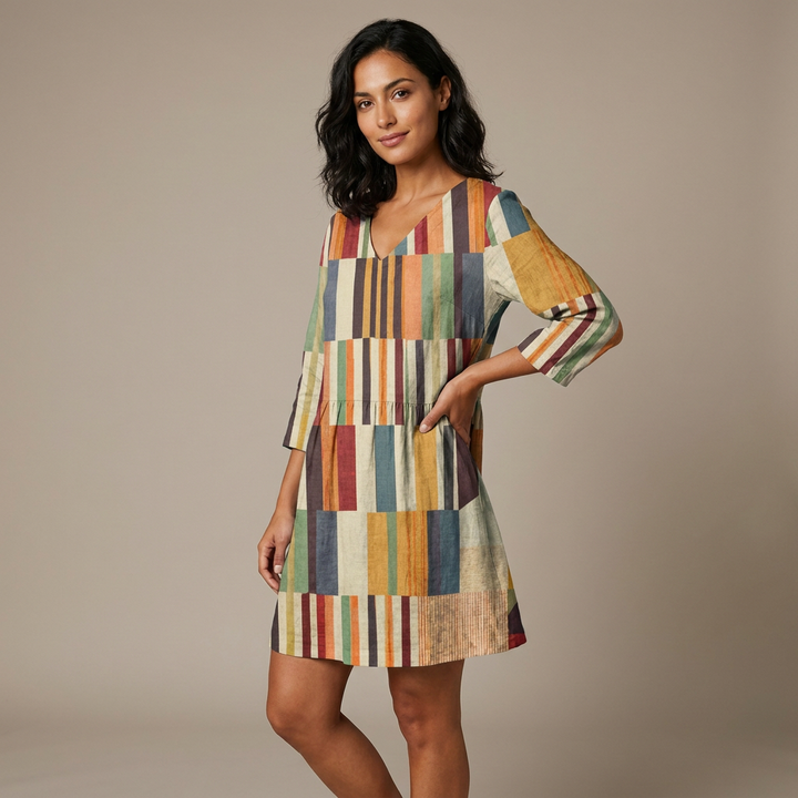 Vesperine - Blouse drapée à col V