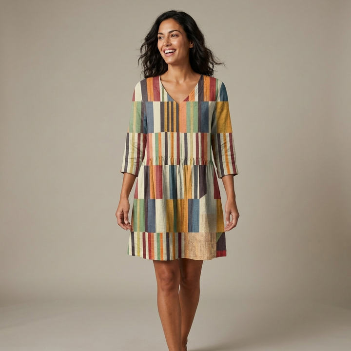 Vesperine - Blouse drapée à col V