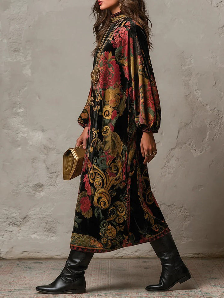 Gwenno - Robe midi imprimée de luxe