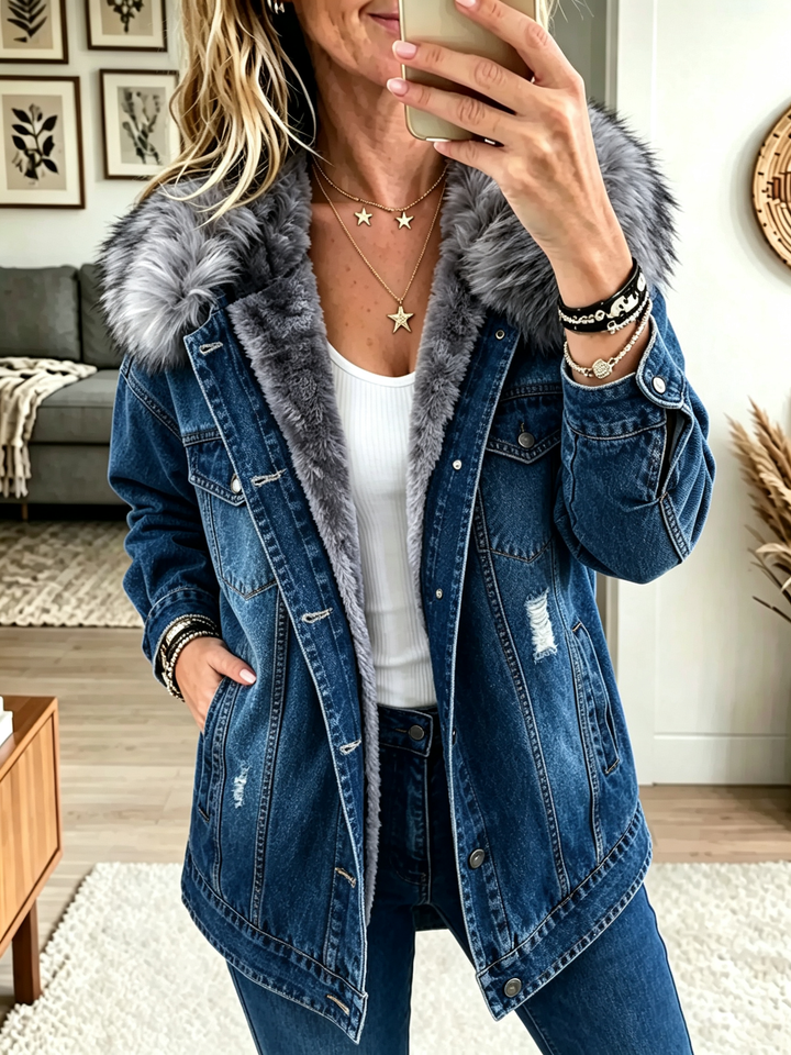 Raisa - Veste Trucker doublée