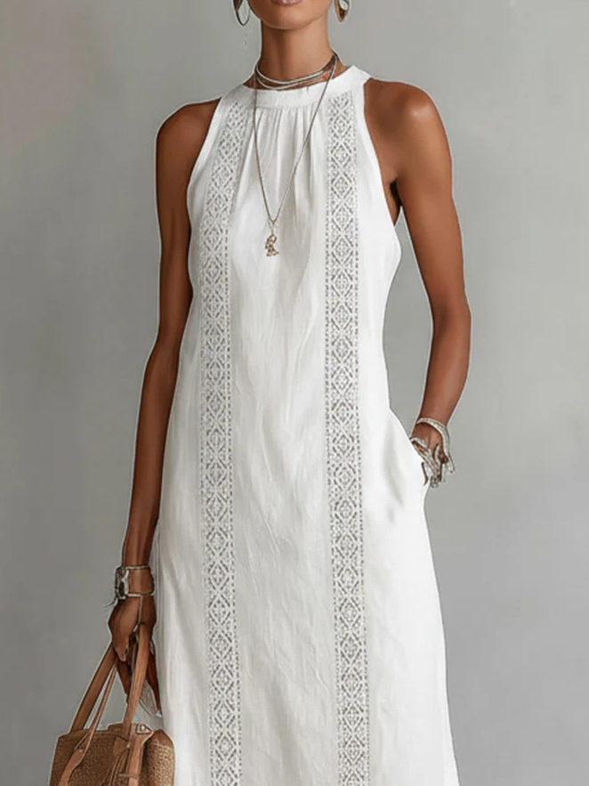 Anémone - Robe midi au toucher doux