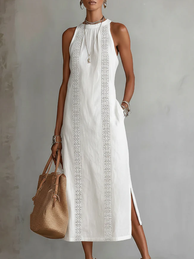 Anémone - Robe midi au toucher doux