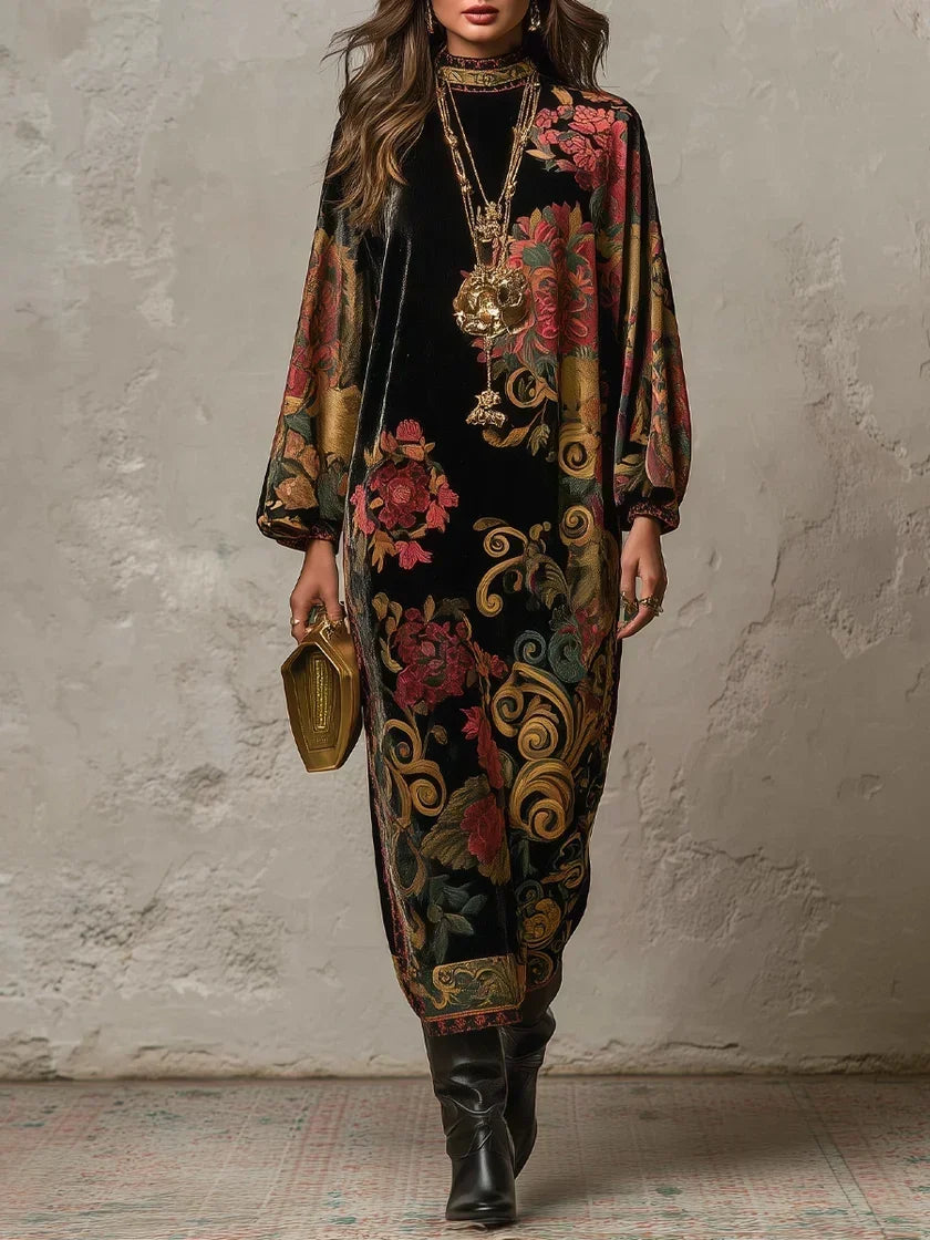 Gwenno - Robe midi imprimée de luxe