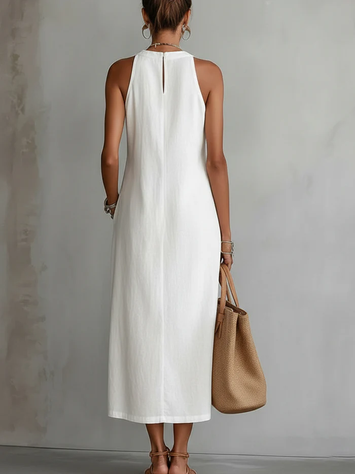 Anémone - Robe midi au toucher doux