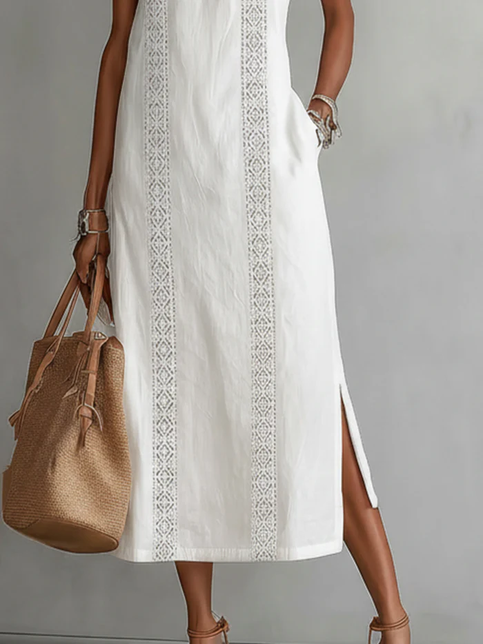 Anémone - Robe midi au toucher doux