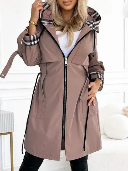 Alvenessa - Veste zippée à capuche toutes saisons