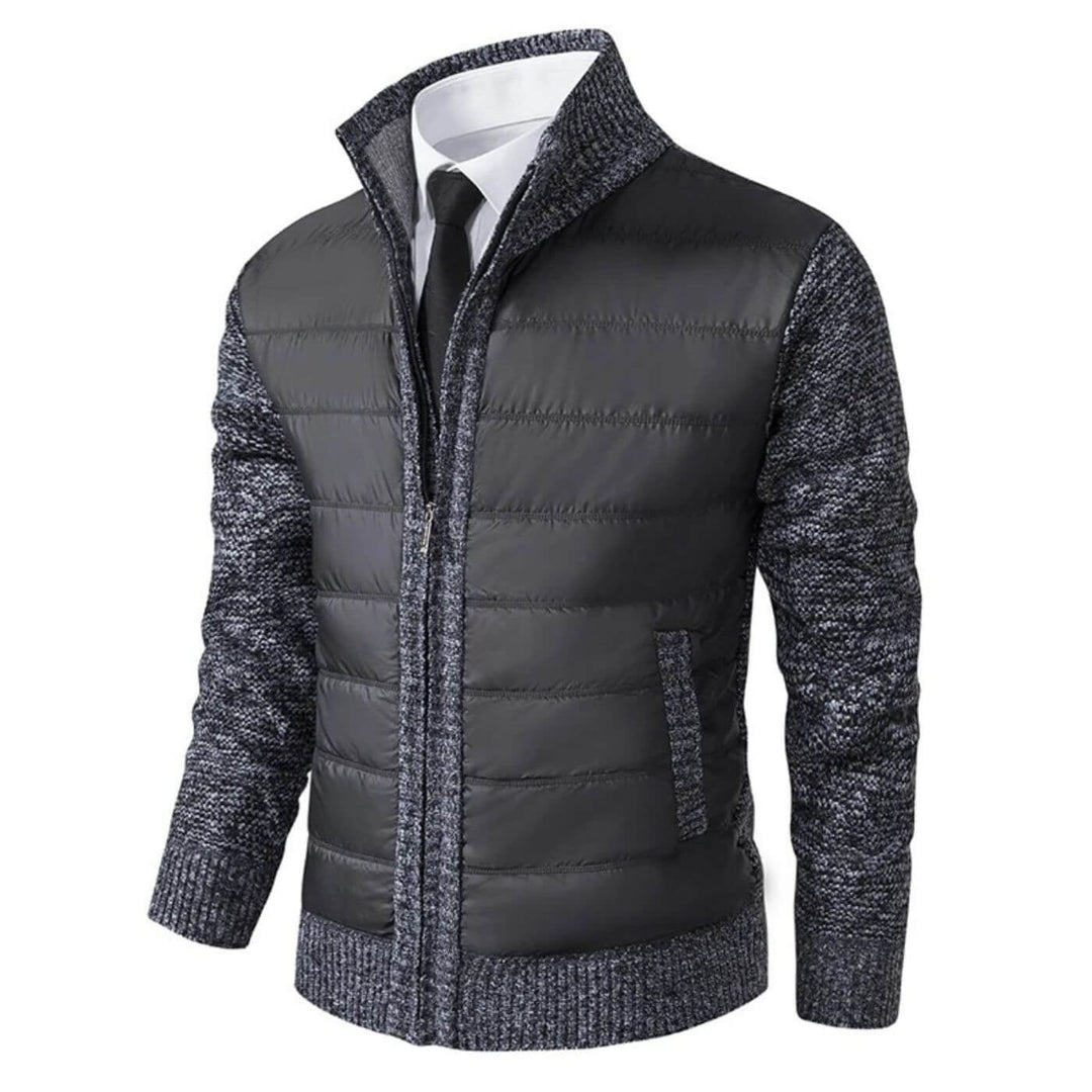 Ivoren - Veste zippée à carreaux, coupe sur mesure