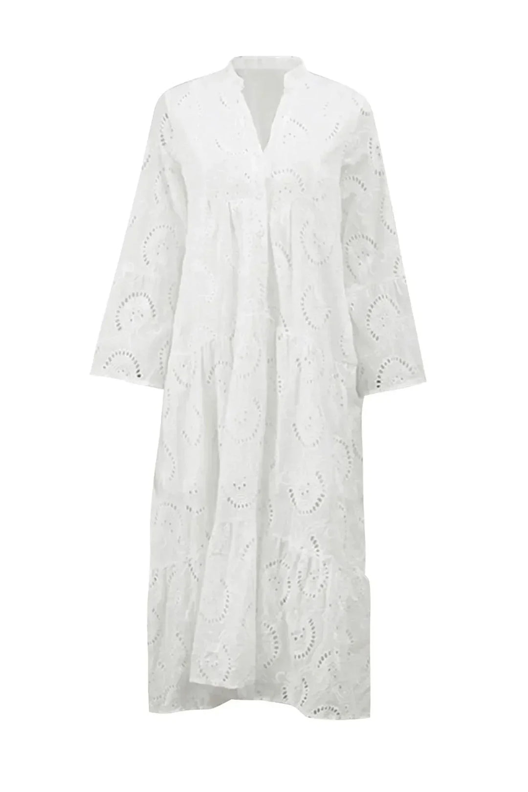 Kylie - Robe longue brodée