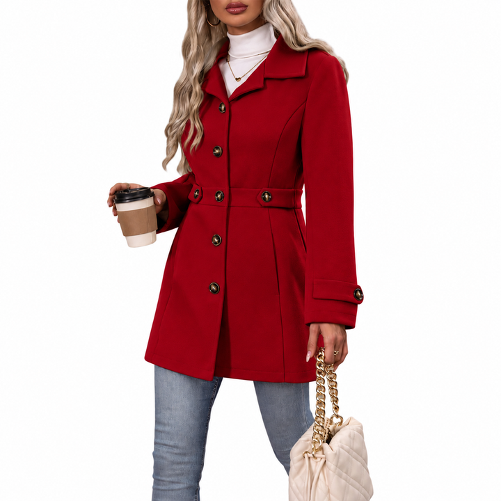 Adelma - Manteau ceinturé sur mesure