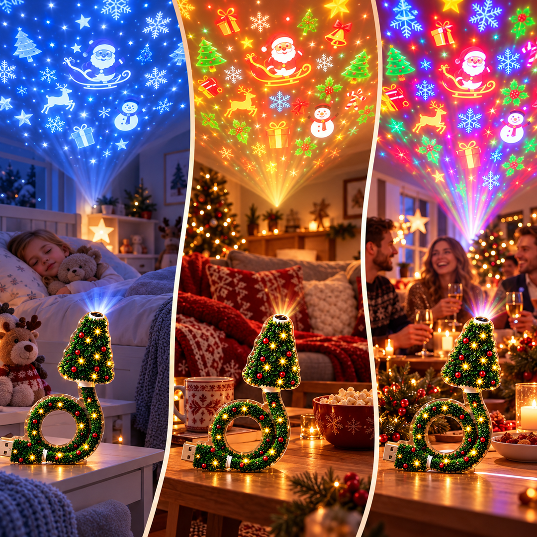 Festelle - Projecteur LED pour arbre de Noël