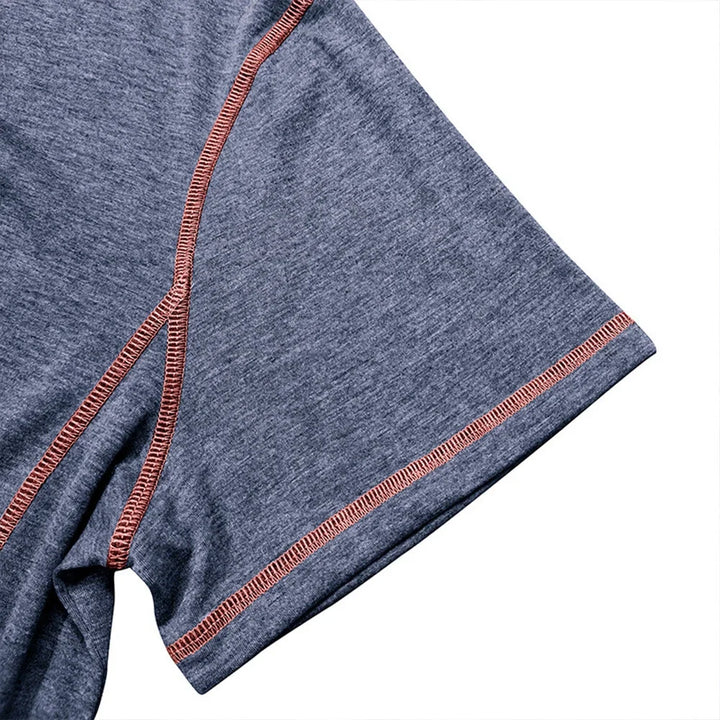 Bardwell - T-shirt Henley doux au toucher
