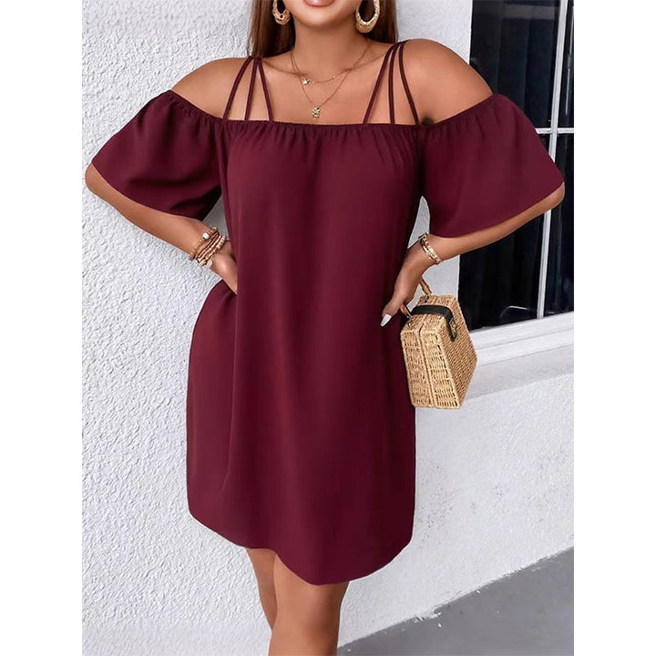 Alissia - Robe Bardot aérienne