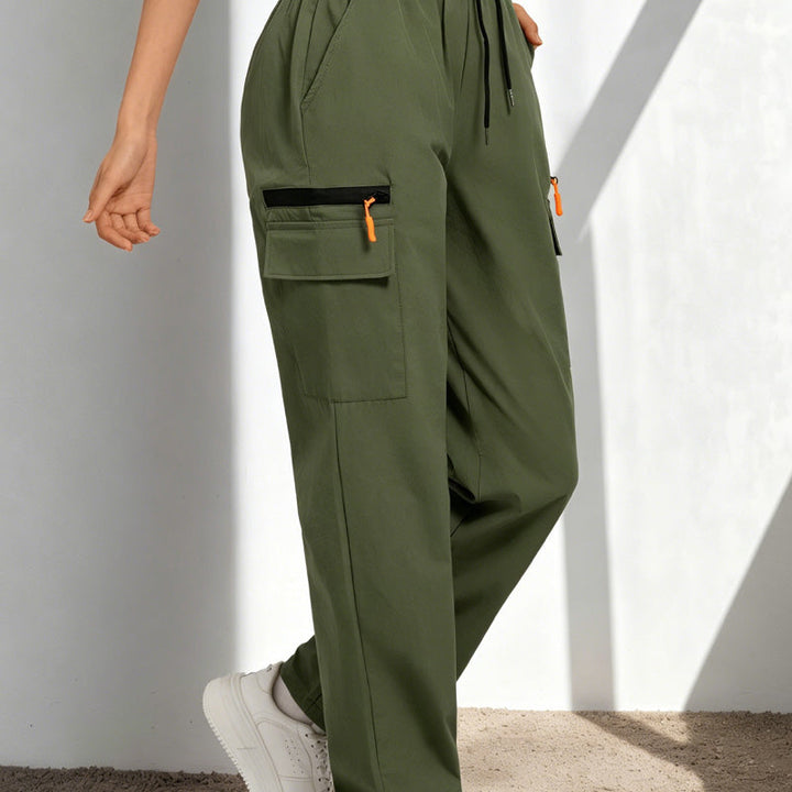 Becca - Pantalon cargo à cordon de serrage